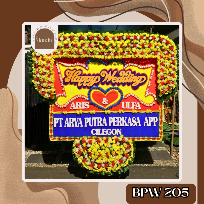 Bunga Papan Wedding - BPW 205